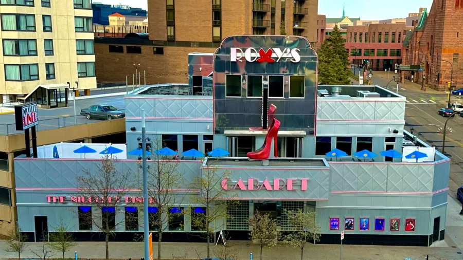 Stunning facade of Nicollet Diner on Eat Street