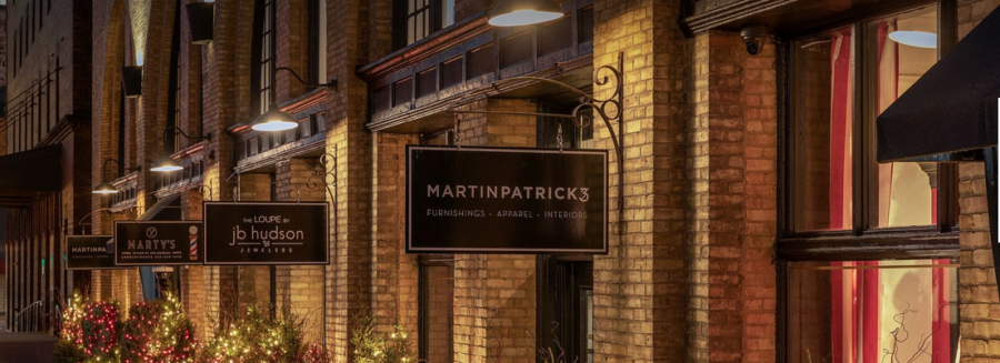 MartinPatrick3 Sign at Christmas