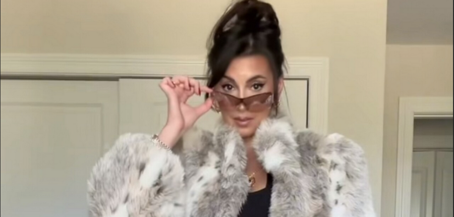 Mafia Wife aesthetic furs and glasses