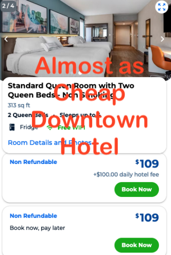Almost as cheap hotel