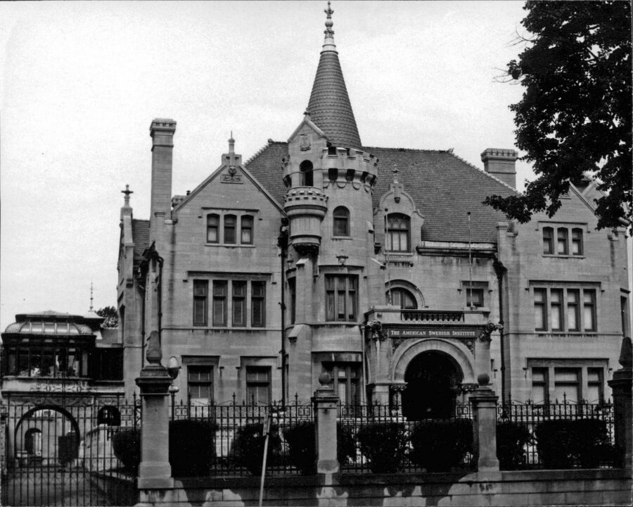 The castle at its completion in 1908