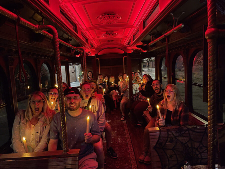 Ghost tour on Minneapolis trolley tours